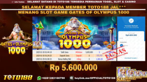 Bukti JP Kemenangan SLOT GAME GATES OF OLYMPUS 1000 30 JAN 25