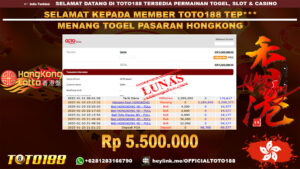 Bukti JP Kemenangan TOGEL PASARAN HONGKONG POOLS 21 JAN 25