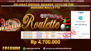 Bukti JP Kemenangan GAME ROULETTE 27 FEB 25