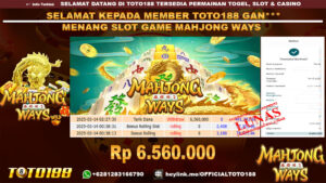 Bukti JP Kemenangan SLOT GAME MAHJONG WAYS 14 MAR 25