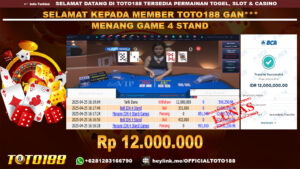 Bukti JP Kemenangan GAME 4 STAND 25 APR 2025
