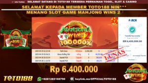 Bukti JP Kemenangan SLOT GAME MAHJONG WNS 2 29 APR 25