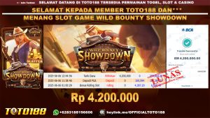 Bukti JP Kemenangan SLOT GAME WILD BOUNTY SHOWDOWN 06 JUNI 25