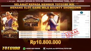 Bukti JP Kemenangan SLOT GAME WILD BOUNTY SHOWDOWN 04 JUNI 25