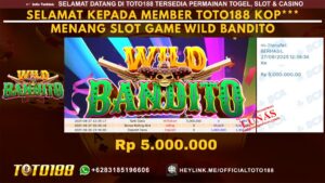 Bukti JP Kemenangan SLOT GAME WILD BANDITO 27 AGU 25